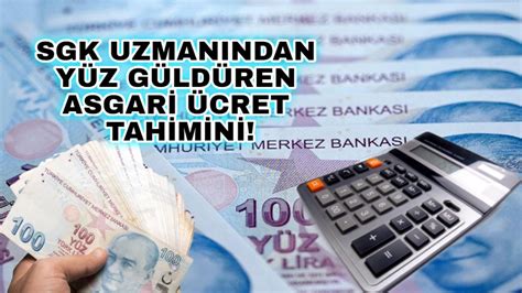 Asgari ücrete çok büyük zam geliyor Ne 20 ne 23 SGK uzmanı