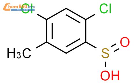 91170 74 0 Benzenesulfinic acid 2 4 dichloro 5 methyl 化学式结构式分子式mol