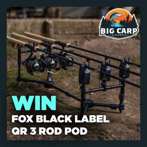 Fox Black Label Qr Rod Pod Complete Big Carp Giveaways