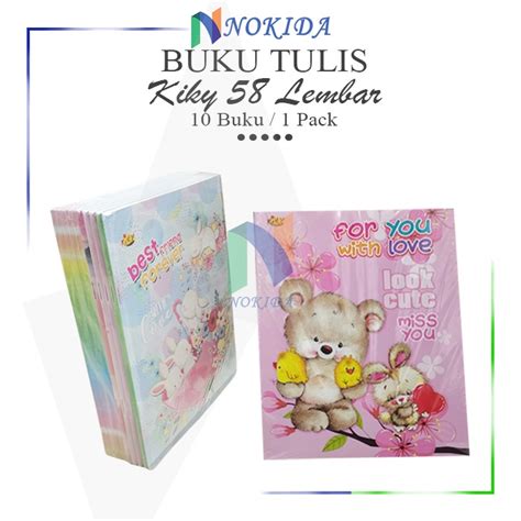 Jual Nokida Buku Tulis Sekolah Kiky Isi Lembar Random Buku