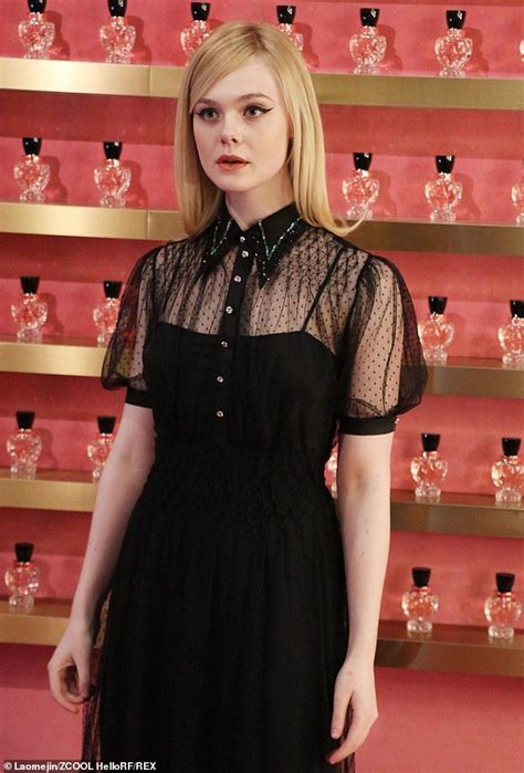 Elle Fanning Shines At Launch Of Miu Miu Fragrance Twist In Shanghai