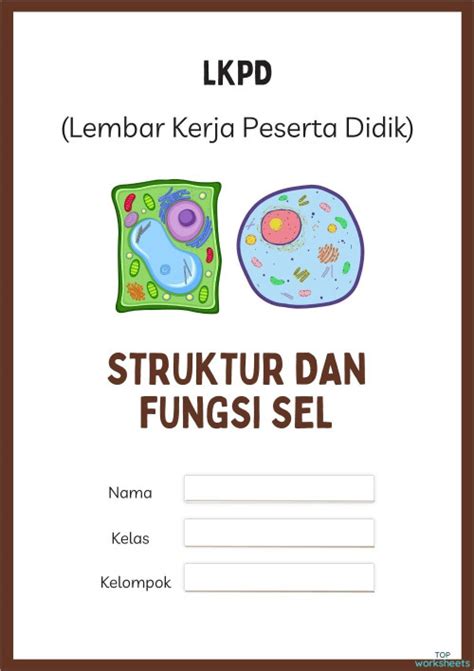 Lkpd Struktur Dan Fungsi Sel Bagian Ii Interactive Worksheet Topworksheets