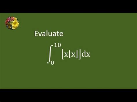 Definite Integrals 2024 MIT Integration Bee Regular Season Problem