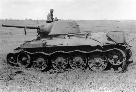 Soviet T 34 Model 1942 Tank Manufactured At Plant 183 World War Photos