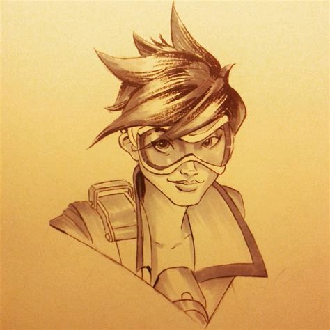 Tracer Sketch By Sk Vela On Deviantart