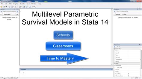 New In Stata 14 Multilevel Survival Analysis Youtube