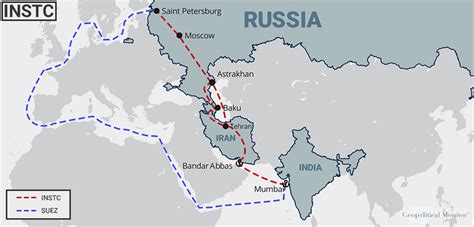 Geopolitics Of The International North South Transport Corridor Instc