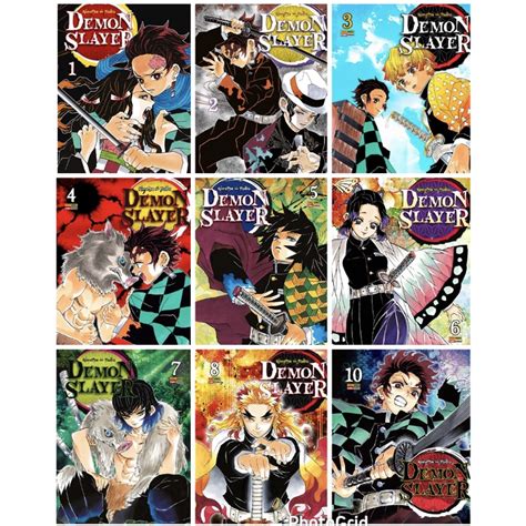 Mangá Demon Slayer Completo 1 ao 23 Escorrega o Preço