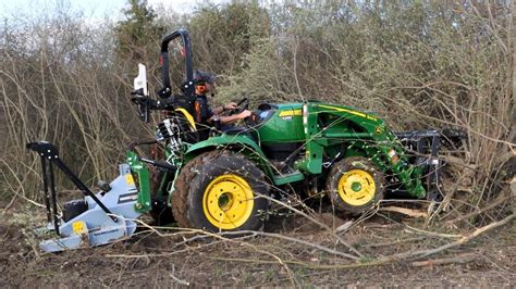 FIERCE TOOL Great Combo Tree Saw Grapple On John Deere 3046R YouTube