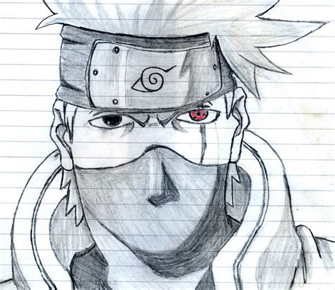 Levántate Complacer simbólico kakashi dibujo a lapiz facil pueblo de