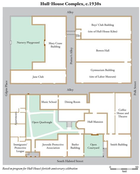 Map for Jane Addams Hull House publication | RICCIO EXHIBIT SERVICES