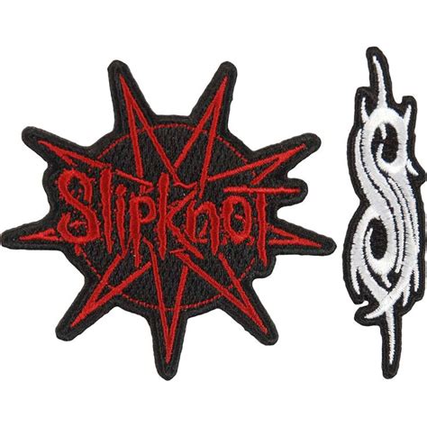 Slipknot Slipknot Patch Set Embroidered Patch Patches Embroidered