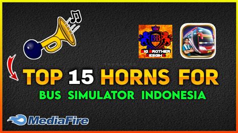 Top 15 Horns For Bussid Bus Simulator Indonesia Horn Download Bb Designs