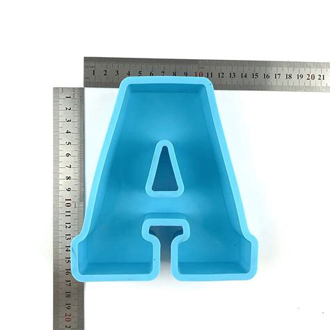 Large Alphabet Resin Molds Huge Uppercase Letter Silicone Etsy