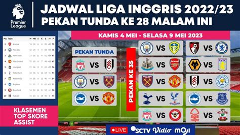 Jadwal Liga Inggris Malam Ini West Ham Vs Manchester Unitesld