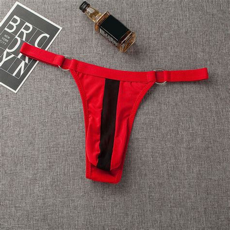 Sexy Herren Slip G String Ultra Dünne String Höschen Bikini Unterwäsche