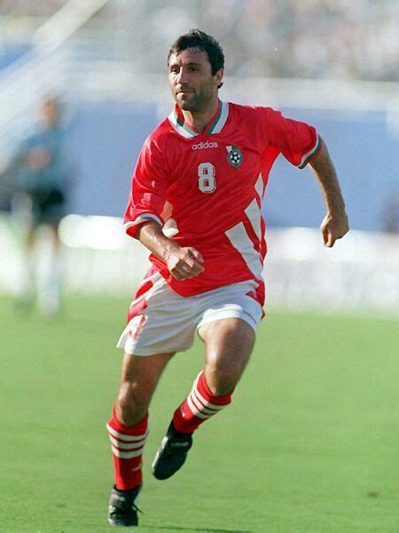 Hristo Stoichkov Of Bulgaria At The World Cup Finals Hristo