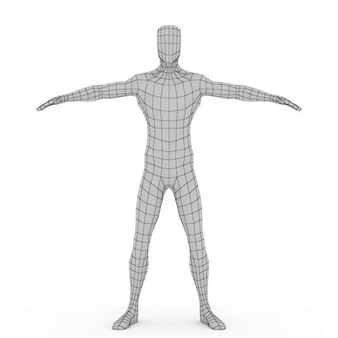 3d Model Male Body Base Mesh Cgtrader