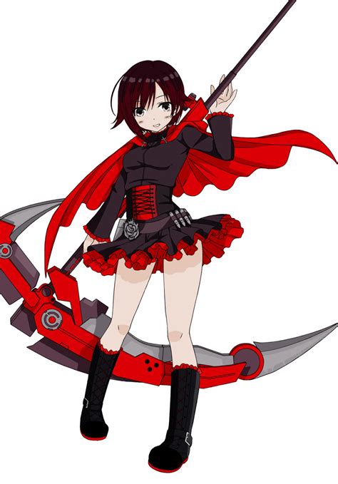 Rwby Ruby Rose Anime [version 2] By Deadgumbler On Deviantart