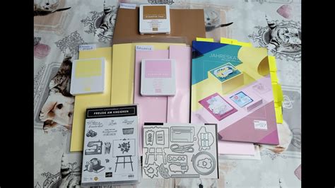 Neuer Stampin Up Jahreskatalog Kleiner Haul Und Meine K Nftigen