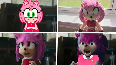 Sonic The Hedgehog Movie AMY SONIC BOOM Uh Meow All Designs