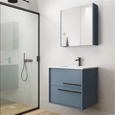 Mueble baño modelo AQUA 60cm 2 cajones diseño y calidad sólo en ASEALIA