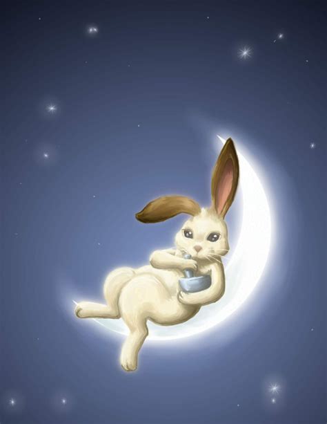 Moon Bunny by nienor on DeviantArt