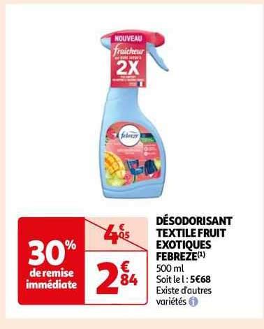 Promo D Sodorisant Textile Fruit Exotiques Febr Ze Chez Auchan