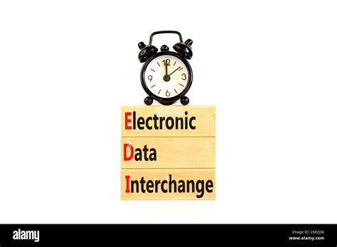 Edi Electronic Data Interchange Symbol Concept Words Edi Electronic