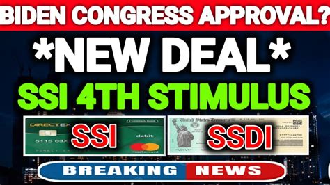 New Deal For Stimulus Checks Biden Congress Will Finally Approve Ssi