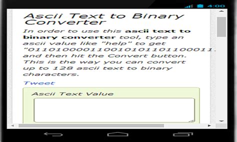 Text To Binary Converter App On Amazon Appstore