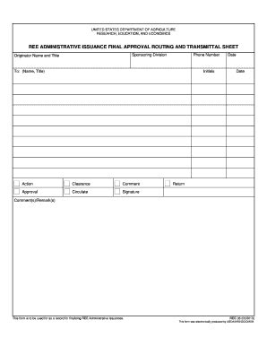 Fillable Online Afm Ars Usda Form REE38 AFM Fax Email Print PdfFiller