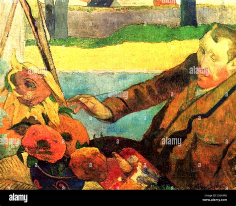 El Pintor De Girasoles Retrato De Vincent Van Gogh Por Paul Gauguin