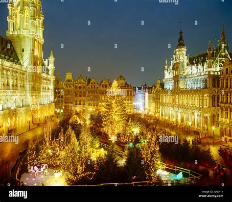 Brussels Christmas Market Hi Res Stock Photography And Images Alamy