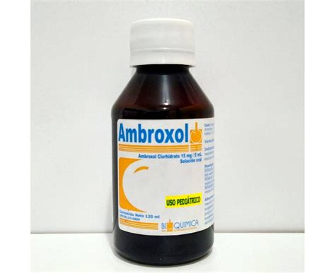 Medicina Ambroxol Mg X Ml Bioquimica Sihay