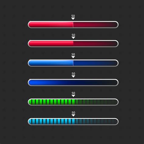 Premium Vector | Loading bar for game app