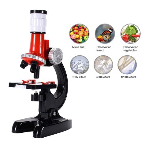 Cheers US Science Kits for Kids Microscope Beginner Microscope Kit LED ...