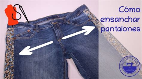 Cómo ensanchar pantalones jeans o mezclilla YouTube Pantalones