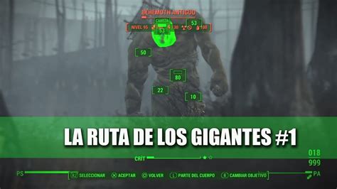 Fallout 4 La Ruta De Los Gigantes Todos Los Behemoths Y Reinas Mirelurk Youtube