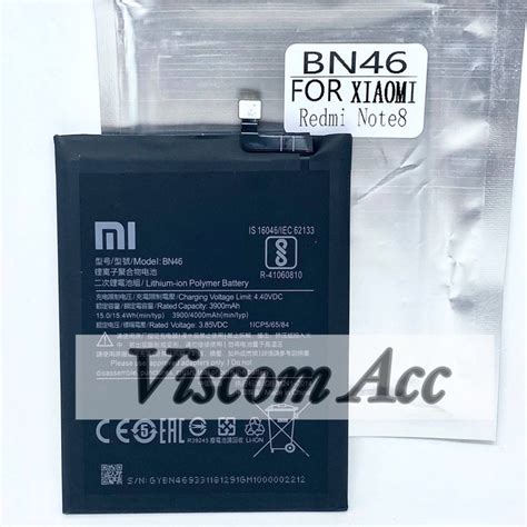 Jual Baterai Xiaomi BN-46 Original Redmi 7 / BN46 | Shopee Indonesia