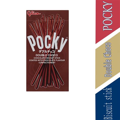 Jual Pocky Double Choco Biskuit Stik Cokelat G Shopee Indonesia