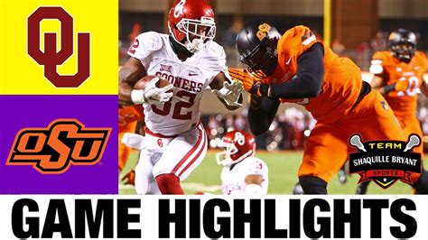 9 Oklahoma Vs Oklahoma State Highlights 2023 Fbs Week 10 College Football Highlights Youtube