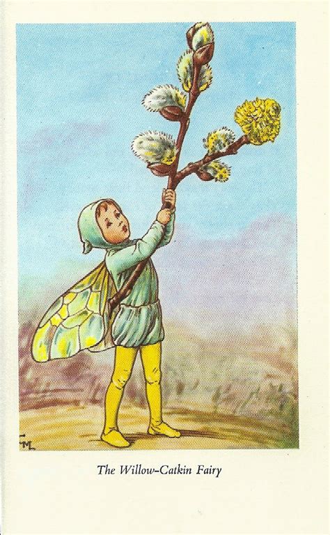 The Willow Catkin Fairy Cicely Mary Barker Flower Fairies Of Etsy