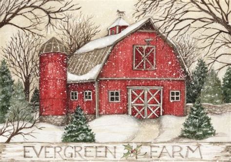 Country Barn Christmas Cards Artofit