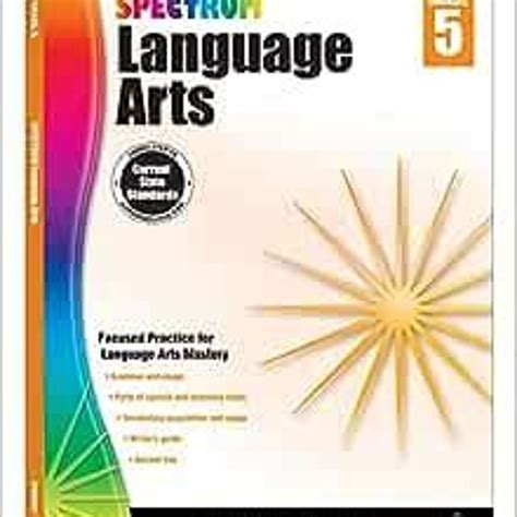 Stream Swp Spectrum 5th Grade Language Arts Workbook Grammar