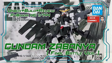 Unbox Build Review P Bandai HG 1 144 GUNDAM ZABANYA Final Battle