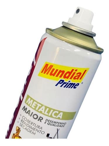 Tinta Spray Metálica 400ml Mundial Prime Parcelamento sem juros