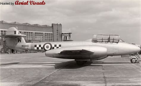 Aerial Visuals Airframe Dossier Gloster Meteor T 7 Mod S N WG940 RAF