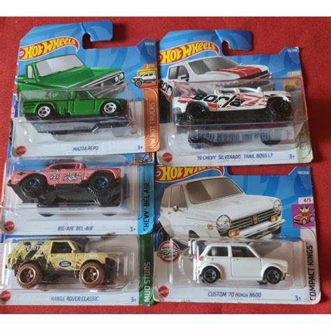 5 Carros Hot Wheels Novos Shopee Brasil