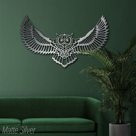 Large Owl Metal Wall Art Metal Owl Wall Art Metal Wall Decor Metal